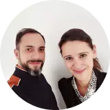 Photo portrait de Laurène Monfray et Nello Rodriguez, fondateurs de l'agence Nolha